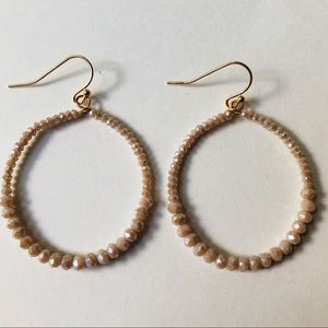 Jewelry - Beaded hoop earrings Jewelry - Beaded hoop earrings